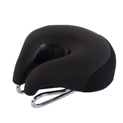 

New Hot Bicycle Saddle Split-Nose Elastic Reflective Front Seat Mat Pad Cushion Saddle Cushion Pad Seat Reflective Warning Safety