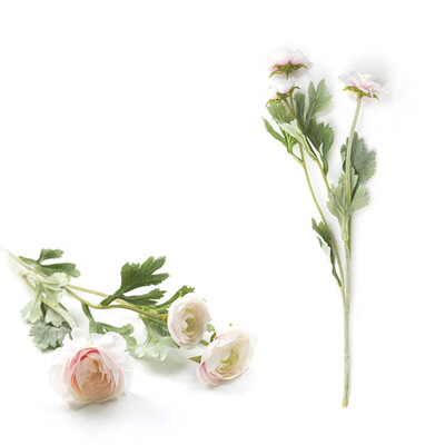

1 Bunch Artificial Ranunculus Bouquet DIY Silk Flower for Home Wedding Decor