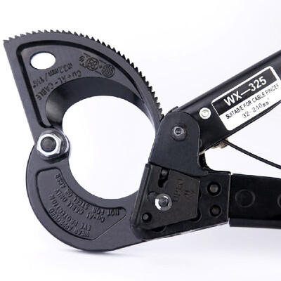 

Cutting Pliers Ratchet Cable Cutter Ratcheting Metal Wire Cut Up To Cutting Hand Tool 240mm²