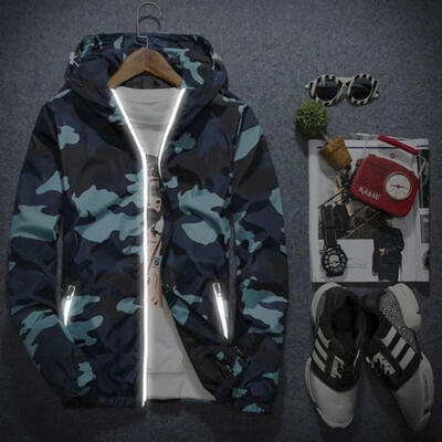 

Men&39s Winter Slim Camo Hoodie Warm Hooded Sweatshirt Coat Jacket Outwear Sweater