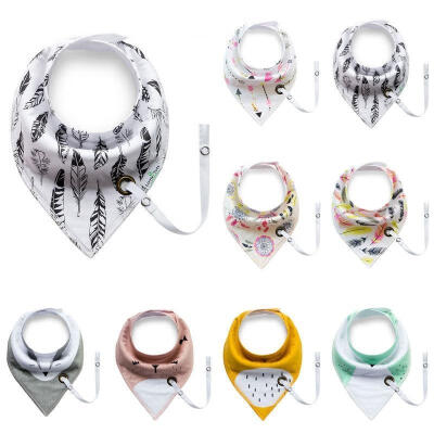 

New Infant Kids Baby Unisex Feeding Saliva Towel Dribble Triangle Bandana Bibs