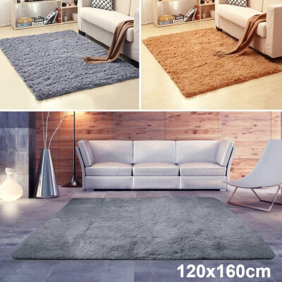 

Soft Shaggy Rugs Anti-skid Carpet Mats Floor Fluffy Area Rug Mat for Home Living Rooms Bedroom Hallway