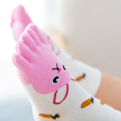 

New Year Children Socks Cotton Animal Boys Girls Socks Toe Socks For Kids Five Finger Sock