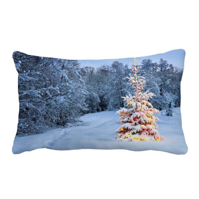 

Tailored Christmas Pillow Sofa Waist Throw Cushion Cover Home Decor A