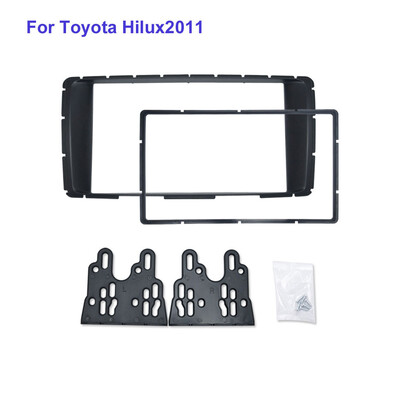 

Tailored New Black For Toyota Hilux2011 Radio Stereo Frame Car DVD GPS Panel