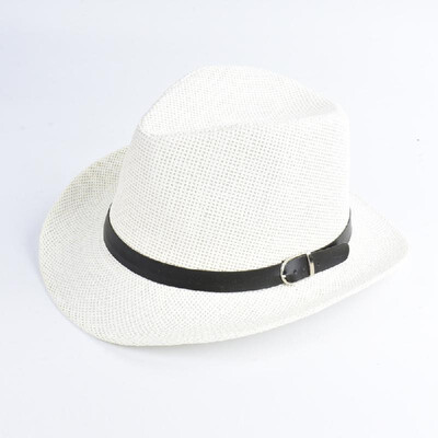 

New Summer Men Straw Hat Wide-Brim Foldable Beach Holiday Beach Casual Floppy Cap Sunhats