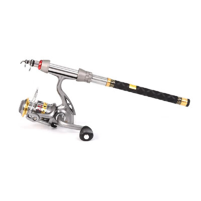 

Lixada Telescopic Fishing Rod&Reel Combo Full Kit Spinning Fishing Reel Gear Organizer Pole Set