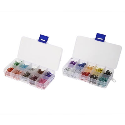 

600pcs 20 Colors Gourd Shape Safety Pins Metal Clips Knitting Stitch Marker