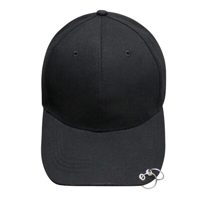 

Fashion Men Women Hat Ring Hip Hop Curved Strapback Baseball Snapback Cap