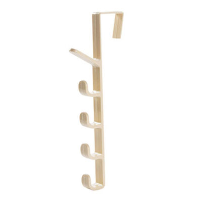 

Plastic Over The Door Hanger Hook Family Robe Hats Bag Key Wall Clothes Storage Holder Rack Kitchen Bathroom