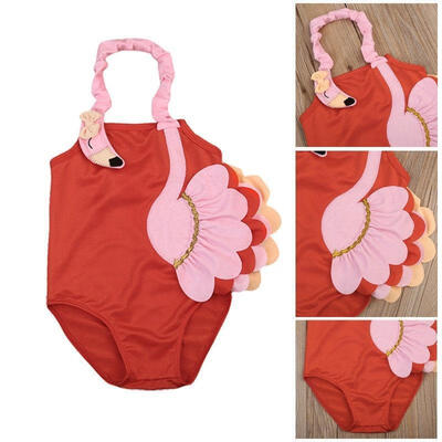 

Toddler Kids Baby Girls 3D Flamingo Swimming Cosutme Bikinis Swimsuit Swimwear