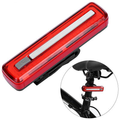 

Greensen Outdoor Waterproof Red Light COB Bike Tail Safety Warning Lamp USB Rechargeable