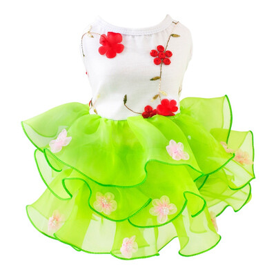 

Lovely Pet Dog Dress Vestidos For Small Dogs Summer Chihuahua Pug Yorkie Clothing Spring Puppy Dog Wedding Dresses