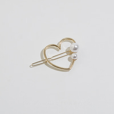 

Korea Simplegirl temperament wild pearl hairpin word clip combination network red temperament bangs clip
