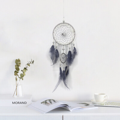 

Siaonvr Handmade Dream Catcher Feathers Night Light Car Wall Hanging Room Home Decor