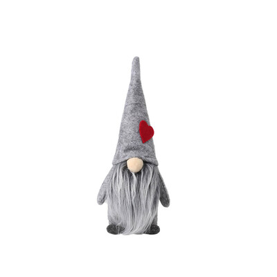 

Gobestart Christmas Sitting Ornament Simulated Santa Claus Doll Plush Figurine Decoration