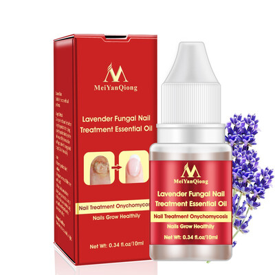 

Lavender Fungal Nail Treatment Essential Oil Nail Fungus Removal Infection Feet Care Polish Gel Herbal Moist Essential oil