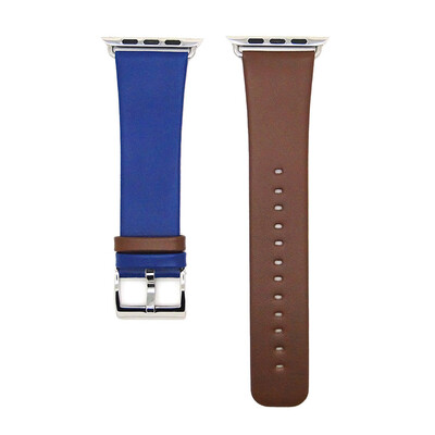 

〖Follure〗Colorblocking Leather Watch Strap Bracelet Wrist Band For Apple Watch 4 44MM