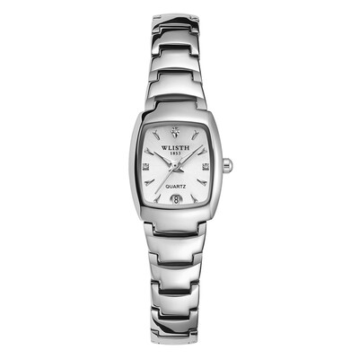 

Business couple watches custom mens&womens luminous waterproof steel belt quartz watch