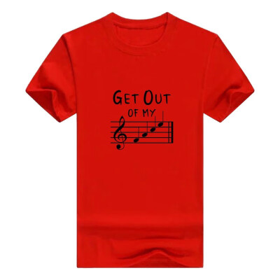 

Funny Music Gifts Get Out Of My Face Musical Notes Mens t-Shirt