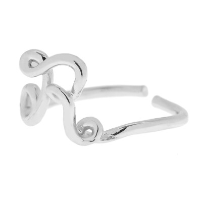 

Silver A-Z 26 Letters Initial Name Rings Women Men Weeding Couple Jewelry