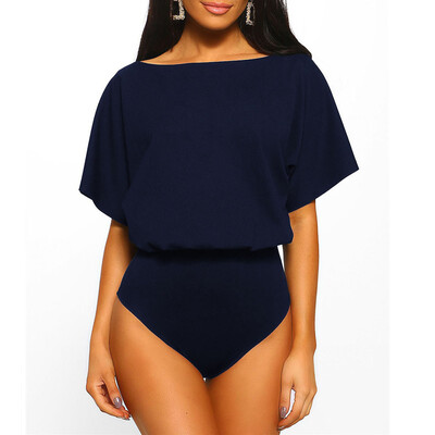 

Starmoon Women Summer Sexy Short Sleeve Playsuit Clubwear Jumpsuit Bodysuits