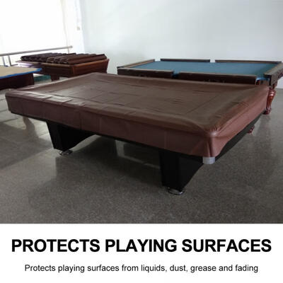 

Greensen 7ft Heavy Duty PU Leatherette Billiard Pool Table Dust Cover Waterproof Sheet