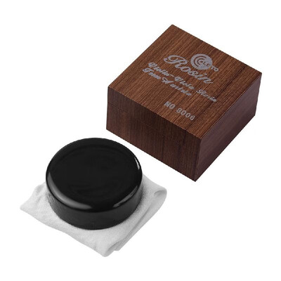 

High-grade Black Rosin for Bows Low Dust for Violin Viola Cello Erhu with Wooden Box