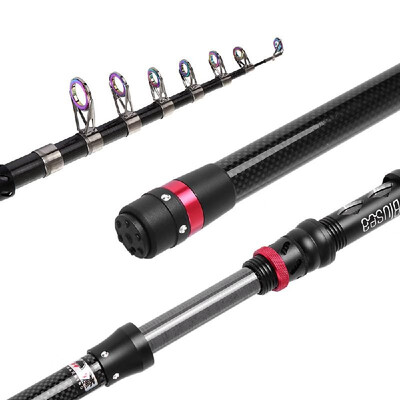 

Blusea Fishing Rod Super Light Telescopic Carbon Sea Fishing Rod Fishing Pole Tackle