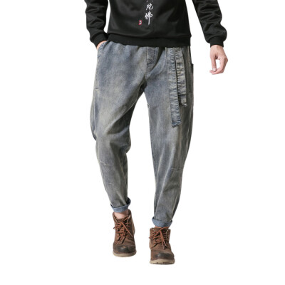 

Gobestart Fashion Mens Casual Personality Slim Fit Denim Jeans Pants