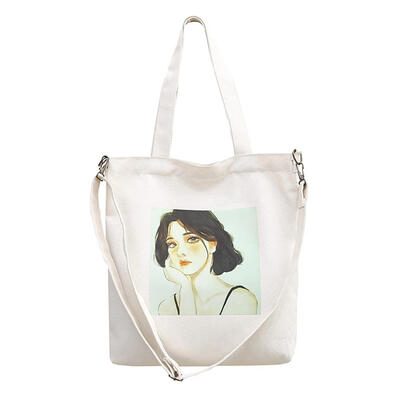 

Shoulder Messenger Handbags Women Canvas Shopping Totes Crossbody Bags