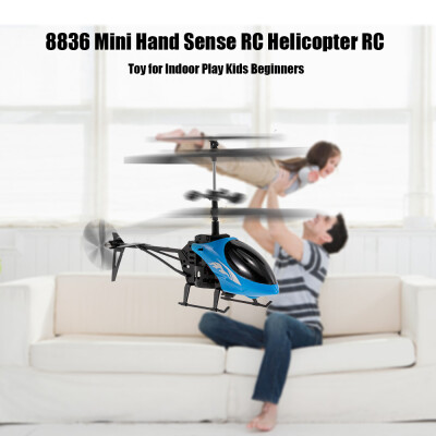 

8836 Mini Hand Sense RC Helicopter RC Toy with Controller for Indoor Play Kids Beginners