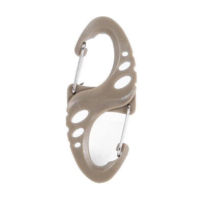 

Carabiner 8  Shape Snap Biner Clip Outdoor Camping Molle Backpack Buckle
