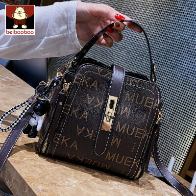 

Small bag women 2019 new Korean fashion Plaid shoulder bag simple portable diagonal bucket bag
