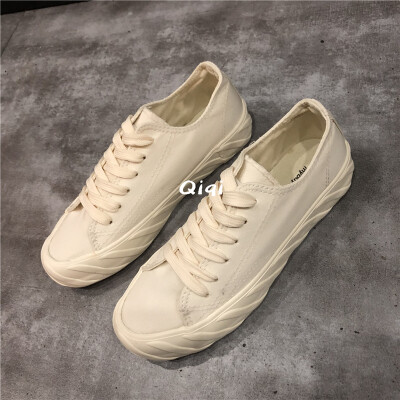 

ins womens shoes Hong Kong wind canvas shoes 2018 new Joker Korean students Harajuku ulzzang