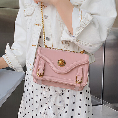 

Advanced sense small bag Western style texture chain bag French small womens bag new 2019 wild ins Messenger bag