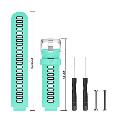 

〖Follure〗Soft Silicone Strap Replacement Watch Band For Garmin Forerunner 735XT Watch