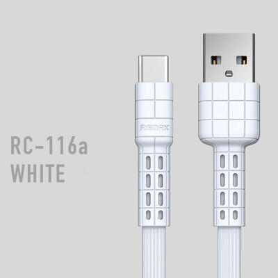 

REMAX RC-116 USB Type-C Armor Data Cable Fast Charging USB C Cable Type-c Charger Tranfer Cable For Cell Phones