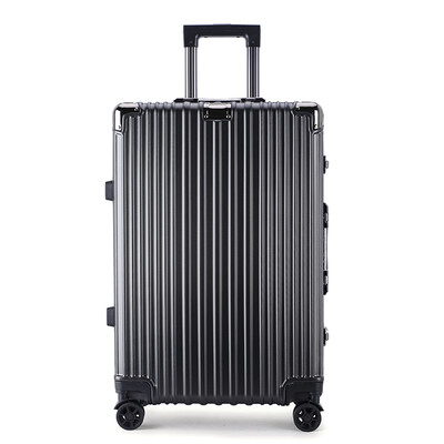 

Vintage aluminum frame drawing-bar box22-inch universal wheel26-inch universal wheel24-inch trunk20-inch case male&femal