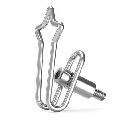 

1 Blue Motorcycle Electric Vehicle Helmet Hook Hanger Stainless Steel Universal