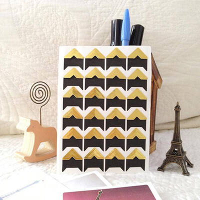 

〖Follure〗DIY Vintage Corner Kraft Paper Stickers Photo Albums Decoration Scrapbooking