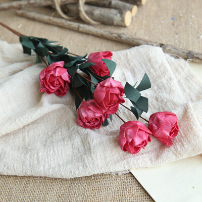 

Gobestart Artificial PE Fake Flowers Rose Floral Wedding Bouquet Bridal Hydrangea Decor BU