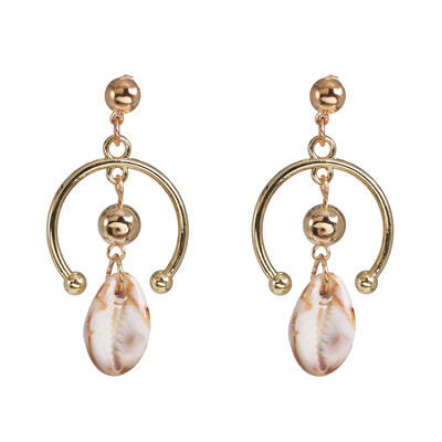 

Bohemian Real Sea Shell Drop Earrings for Women Handmade Dangle Earrings Party Jewelry Statement Earrings Wedding INS