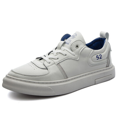 

2019 new white shoes mens tide shoes quality style wild casual shoes refreshing temperament shoes