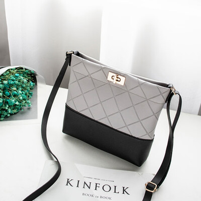 

Korean women Embossed Rhombic Single Shoulder Small Square Bag Messenger Shoulder Ladies Mobile Phone Small Bags
