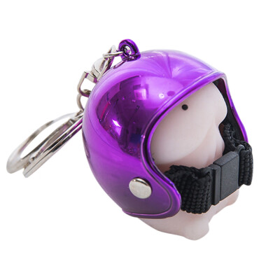 

Tailored Dingding Toy Helmet Cute Keychain Squeeze Stress Reliever Prank Toy BU