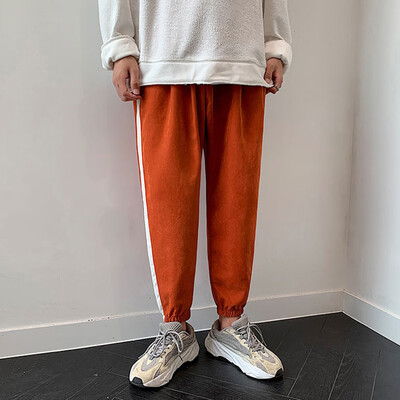 

Gobestart Mens New Style Nine-Minute Sportswear With Striped Feet Fashion Sports Pants
