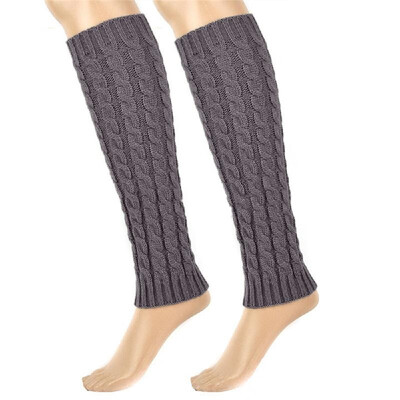

Winter Women Knitted Crochet Thigh Leg Warmer Cover Long Leggings Slouch Boot Cuffs High Socks