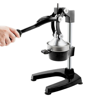 

CommercialHome Orange Juice Hand Press Manual Fruit Juicer Juice Squeezer Citrus Orange Lemon Black