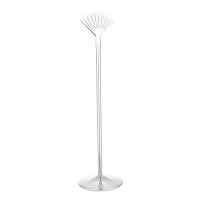 

12" Stainless Steel Fan Shaped Table Number Place Card Holder Menu Stand for Wedding Restaurant